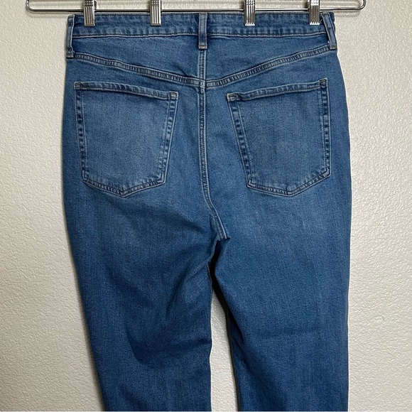 Old Navy High-Rise OG Straight Secret Slim Pockets Women's Jeans, Size 14 - Picture 7 of 11